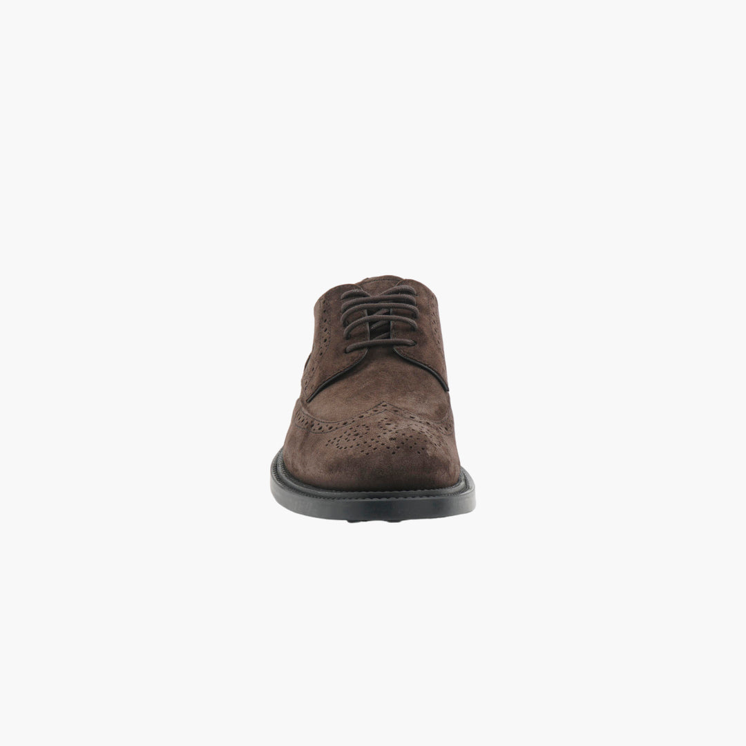 TOD'S Brown Suede Loafers