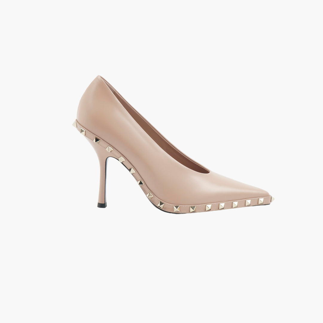 VALENTINO POWDER PINK ROCKSTUD PUMPS
