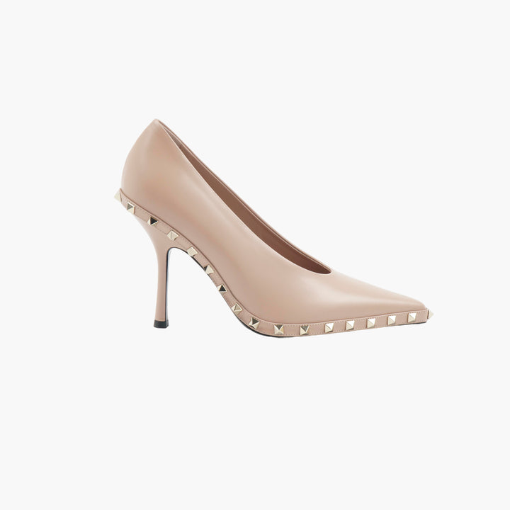 VALENTINO POWDER PINK ROCKSTUD PUMPS