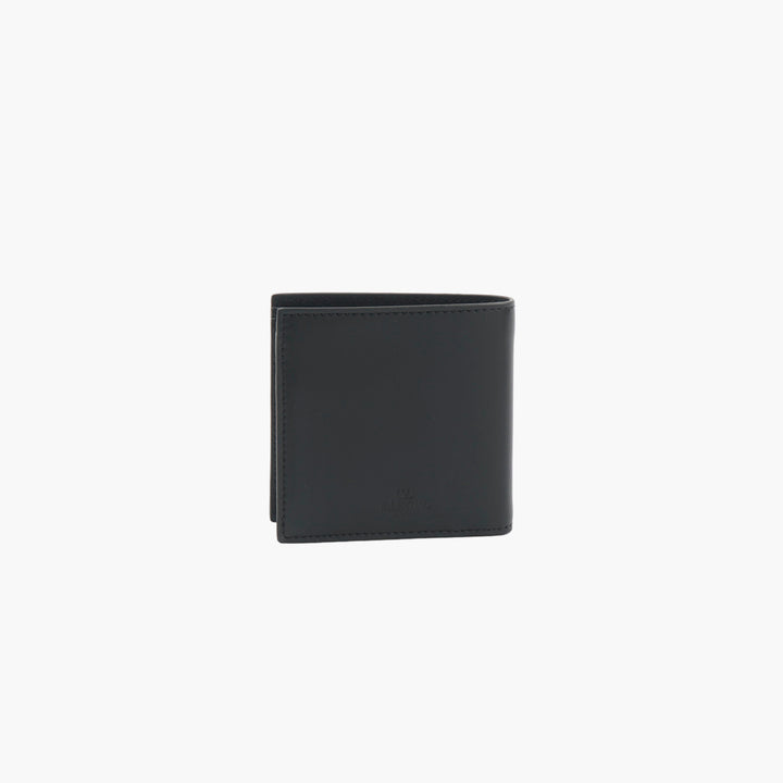 VALENTINO VLTN Wallet in Black Black Leather