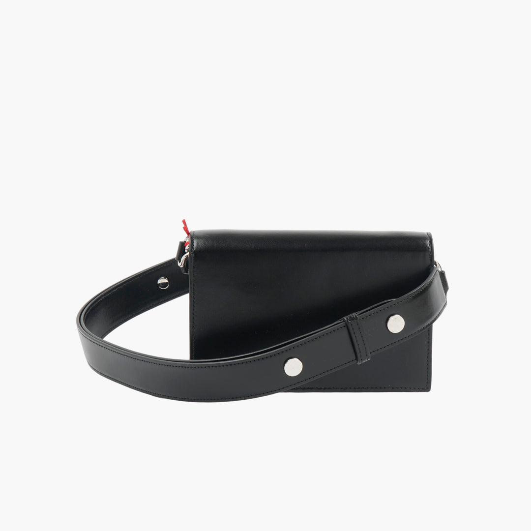 Alexander McQueen Nero Leather Bag with Skull Embellishment - Made in Italy