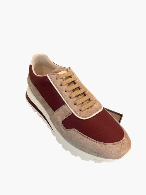 BRUNELLO CUCINELLI Bordeaux Sneakers
