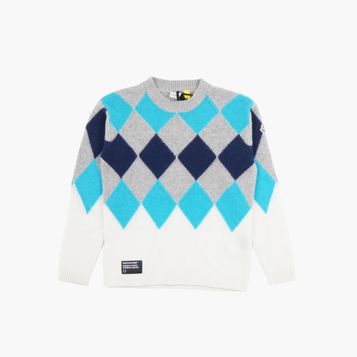 Maglione MONCLER Argyle Pattern - Multicolore