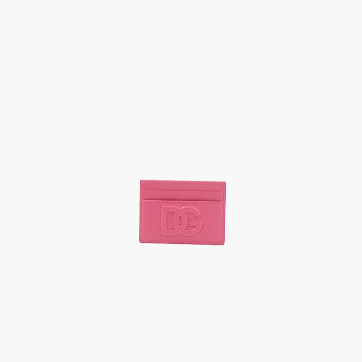Dolce & Gabbana Fuchsia Card Holder with DG Logo - Made in Italy