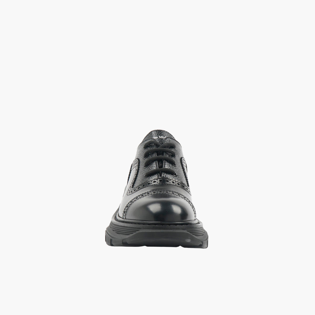 Alexander McQueen Nero Leather Shoes - Made in Italy