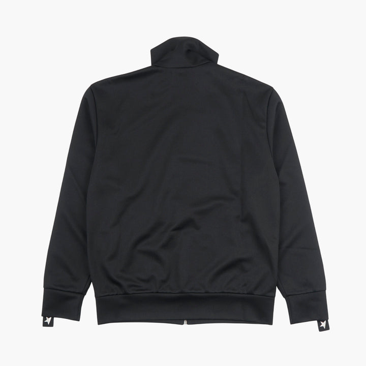 Golden Goose Men's Black Track Jacket with Star Detailing