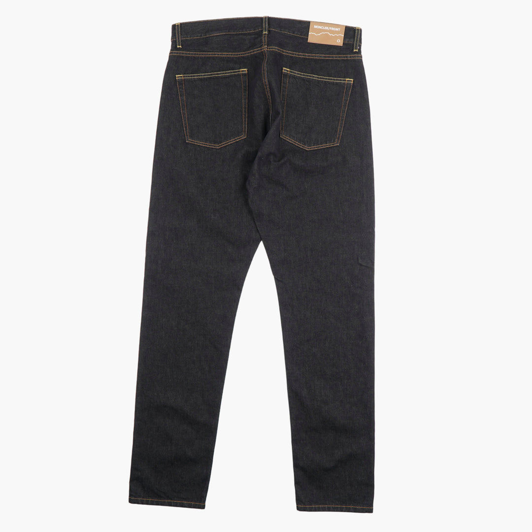 MONCLER Jeans Classic Fit da uomo - Lavaggio scuro