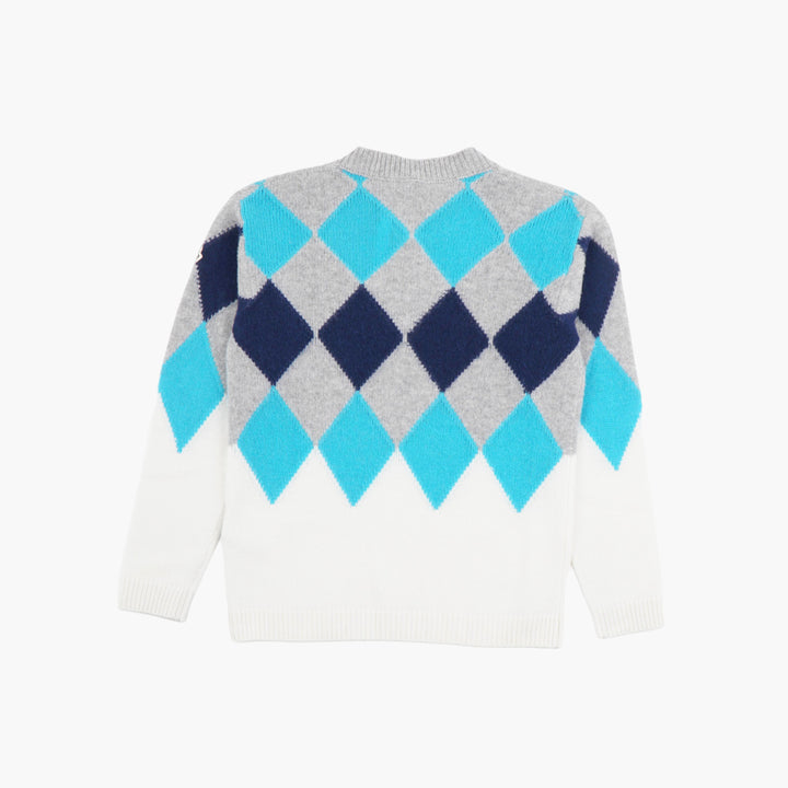 Maglione MONCLER Argyle Pattern - Multicolore
