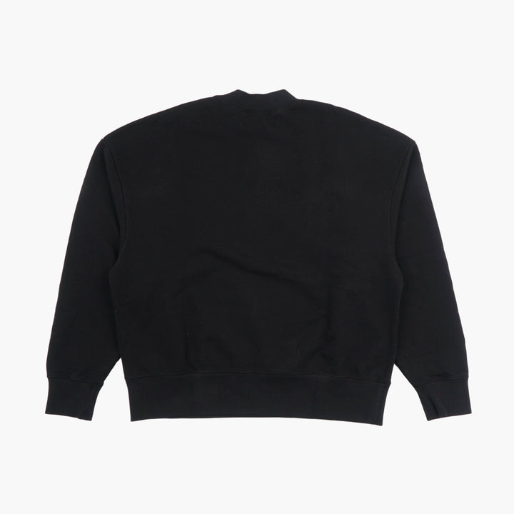 Palm Angels Black Logo Crewneck Sweatshirt