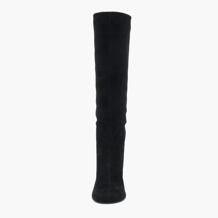 GIANVITO ROSSI Black Leather Long Boots