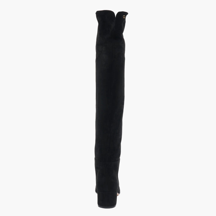 GIANVITO ROSSI Black Leather Long Boots
