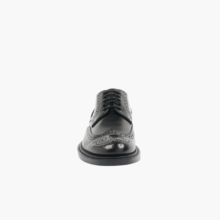 TOD'S Black Leather Derby Loafers