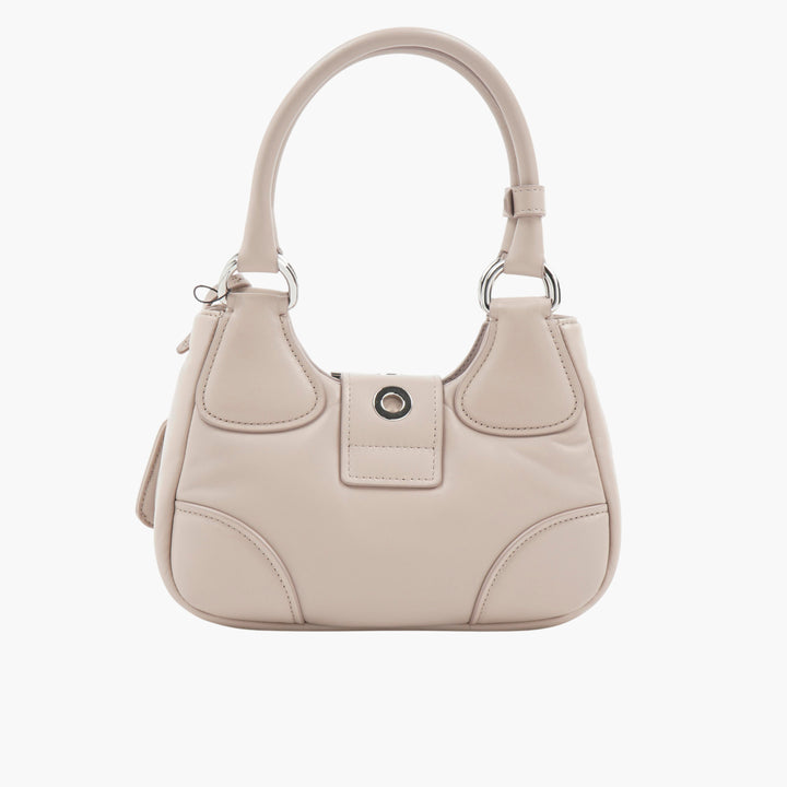 Prada Pink Handbag - Elegant Compact Design with Silver-Tone Hardware