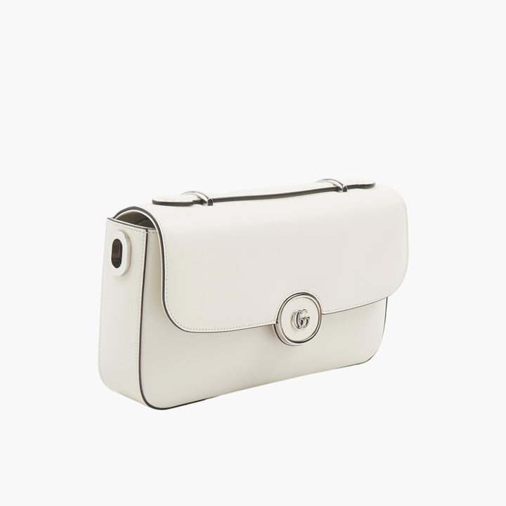 GUCCI Leather Crossbody Bag with GG Logo