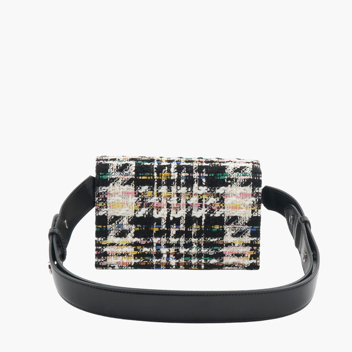 ALEXANDER MCQUEEN Multicolour Tartan Bag with Signature Skull Logo - Made in Italy