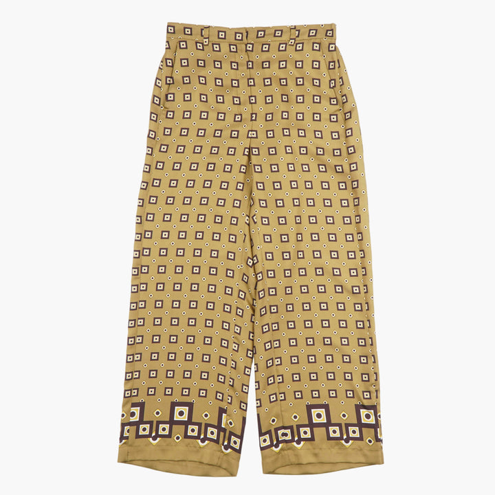 Max Mara Geometric Patterned Trousers - Multicolour