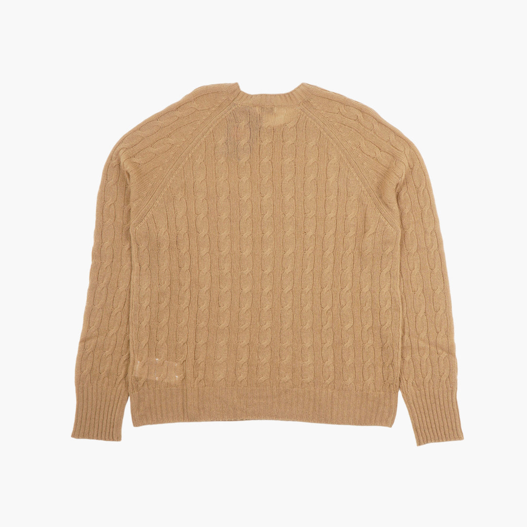 Maglione ETRO in maglia a trecce beige