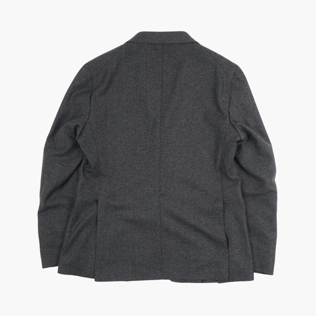 TAGLIATORE Men's Elegant Italian Tailored Gray Blazer