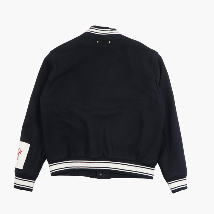 Golden Goose Varsity Men's Jacket – Navy-White
