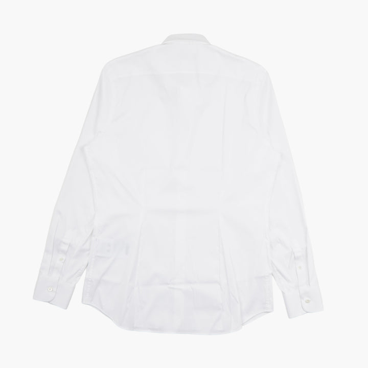 Camicia classica bianca da uomo PRADA Made in Italy