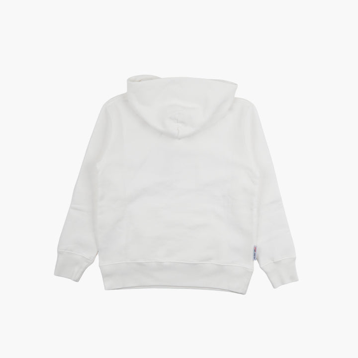 Felpa con cappuccio da donna AUTRY in bianco con cappuccio regolabile e tasca anteriore