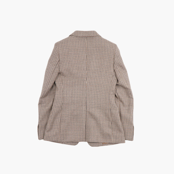 Blazer classico a quadri beige-multi TAGLIATORE - Made in Italy