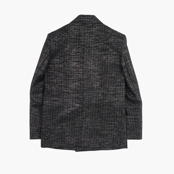 Blazer doppiopetto MSGM - Nero Textured Elegance