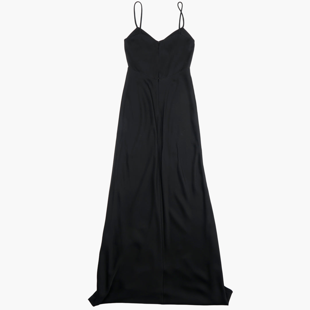 Max Mara Black Spaghetti Strap Dress