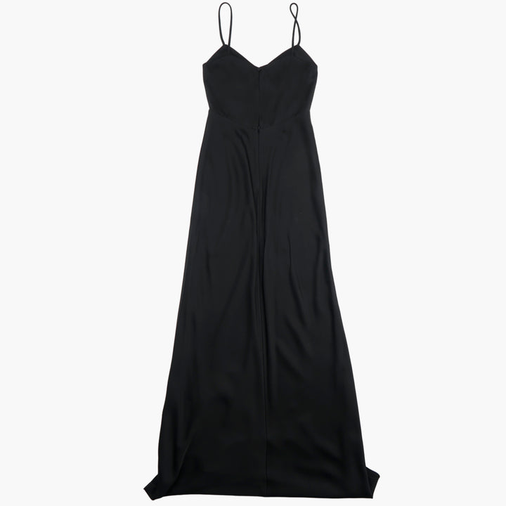 Max Mara Black Spaghetti Strap Dress