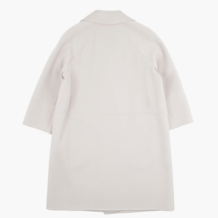 Max Mara Elegant Timeless Coat in White
