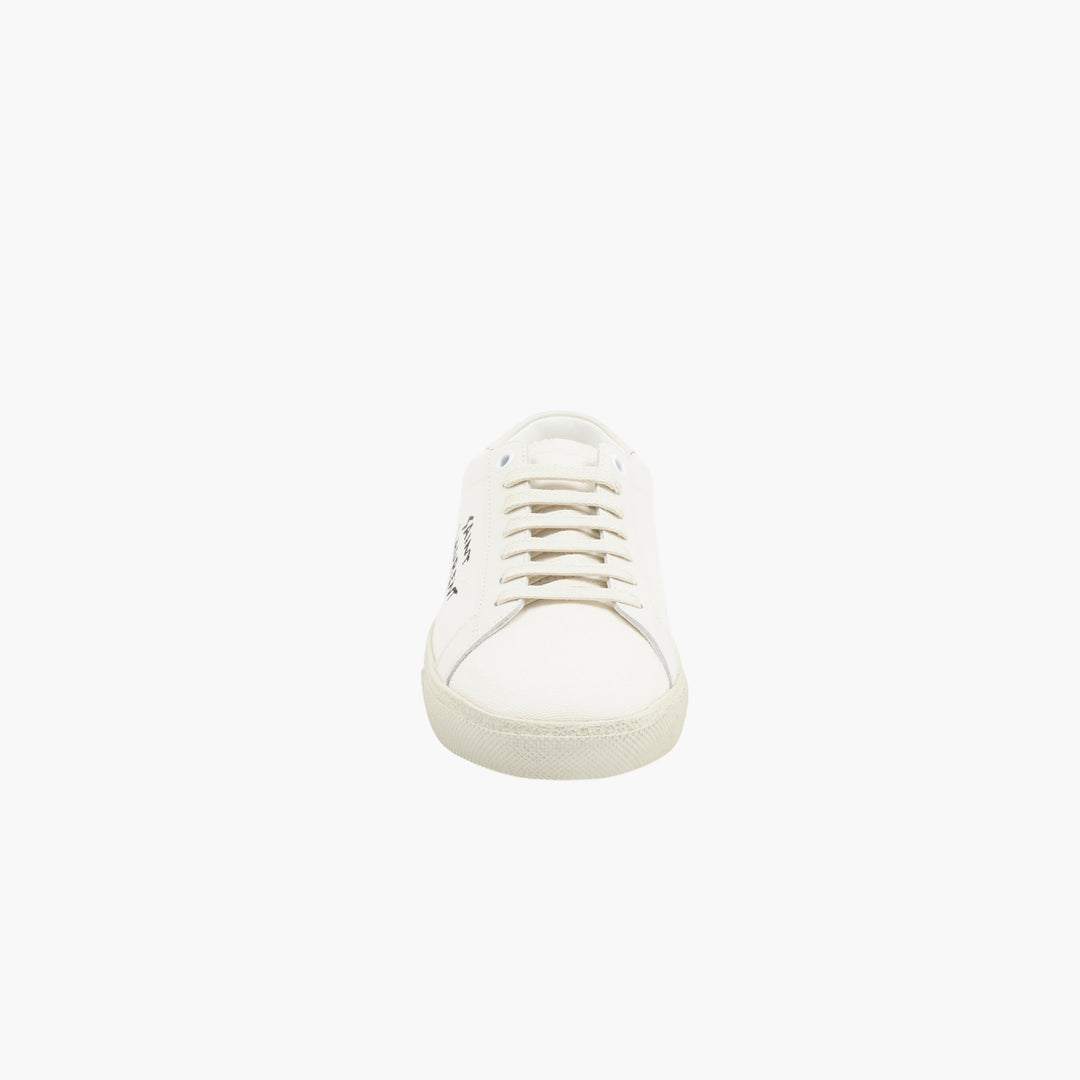 SAINT LAURENT White Sneakers with Signature Logo
