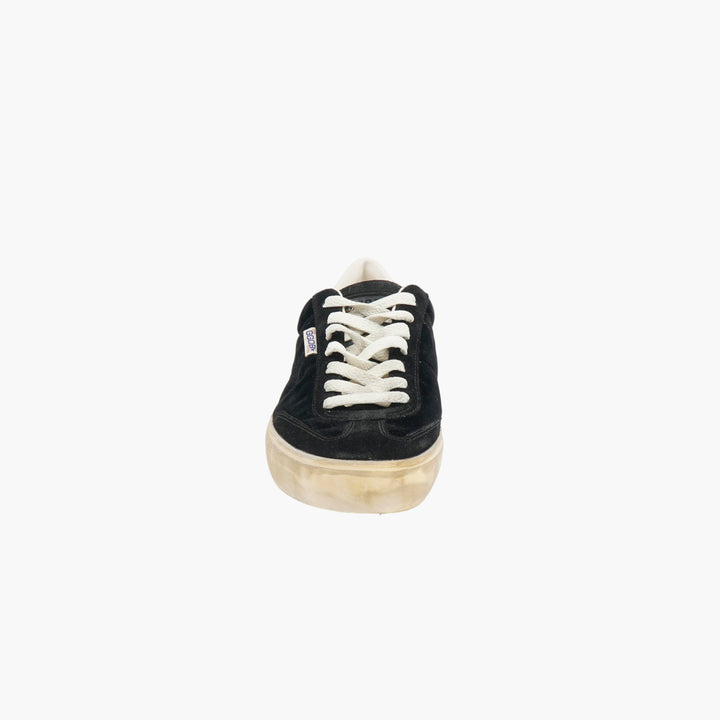 Golden Goose Soul Star Black Distressed Low-Top Sneakers (M)