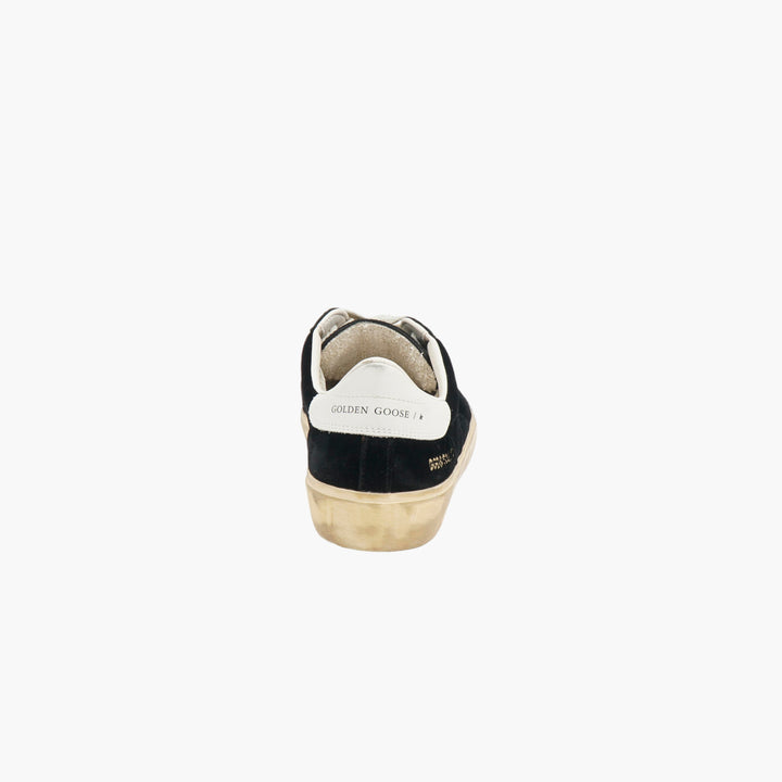 Golden Goose Soul Star Black Distressed Low-Top Sneakers (M)