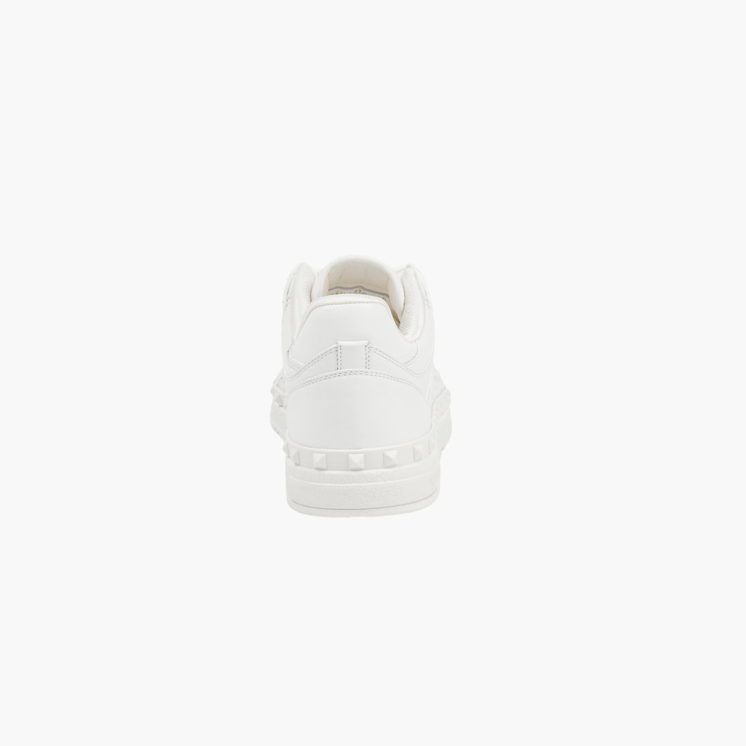 Valentino Rockstud White Leather Sneakers