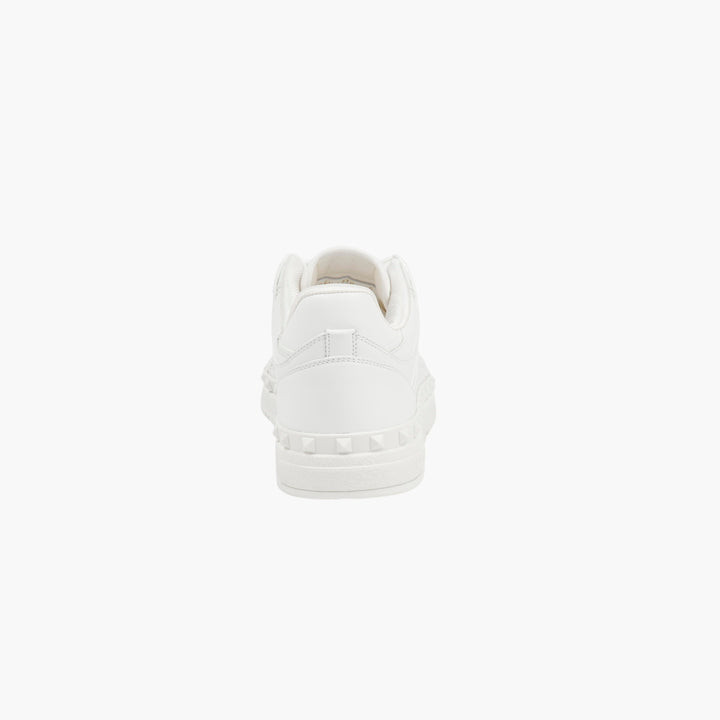 Valentino Rockstud White Leather Sneakers