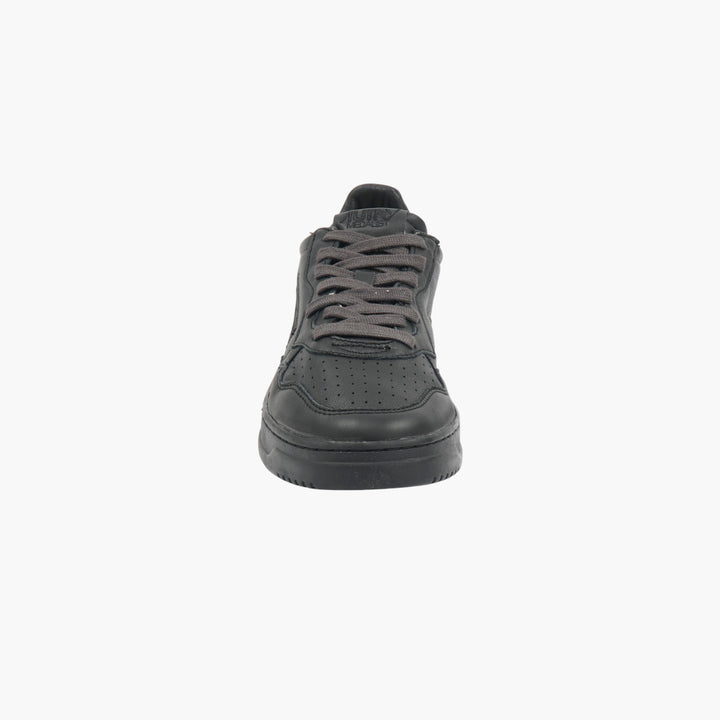 Sneakers AUTRY in pelle nera con logo esclusivo e dettaglio bandiera americana