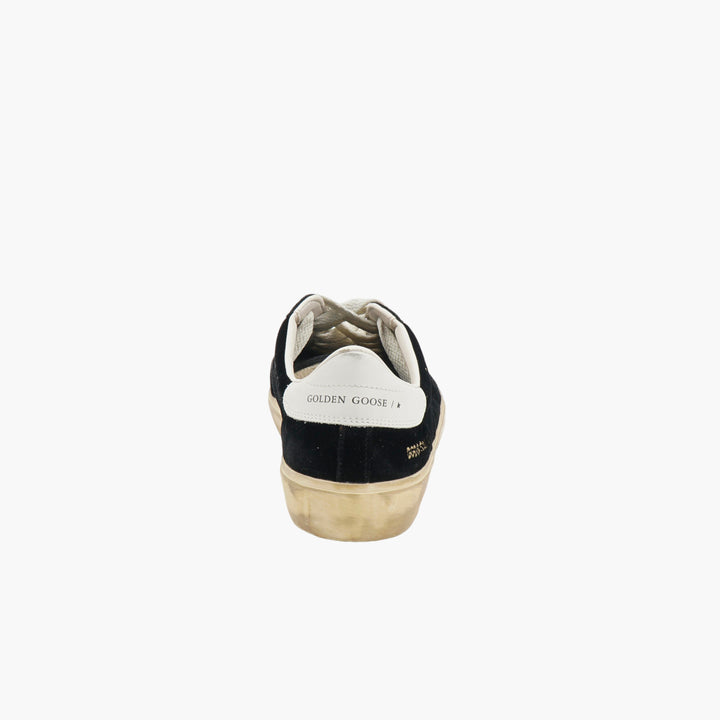 Golden Goose Soul Star Black Distressed Low-Top Sneakers (M)