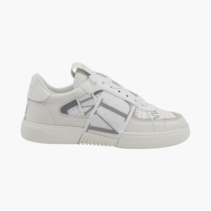 VALENTINO White Men's Logo Sneakers
