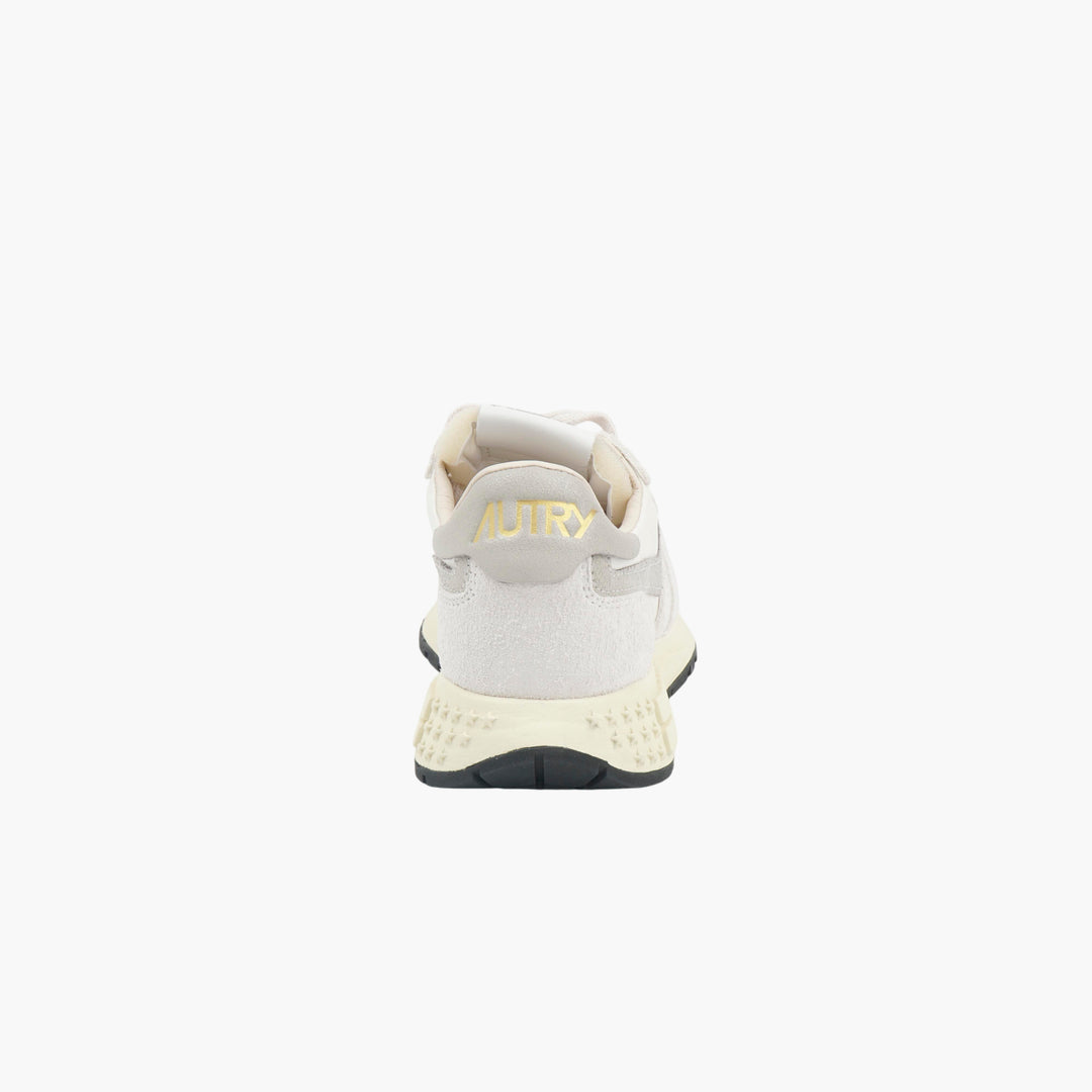 Sneakers da donna AUTRY in pelle bianco-grigio con solette ammortizzate