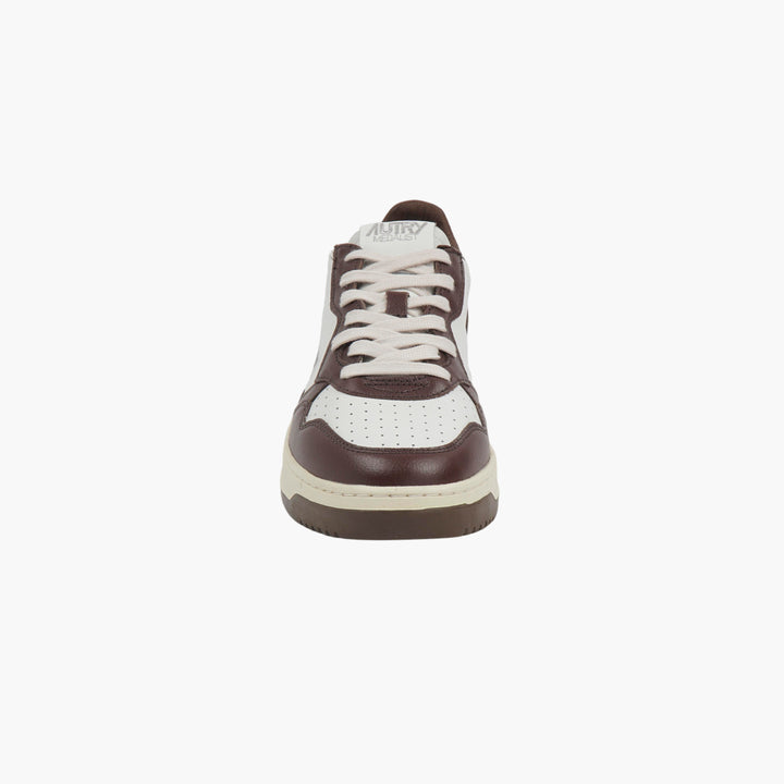 AUTRY Medalist Low Sneakers bianche/marroni da donna
