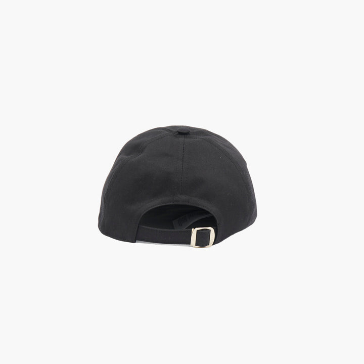 Cappellino GUCCI con logo ricamato in nero