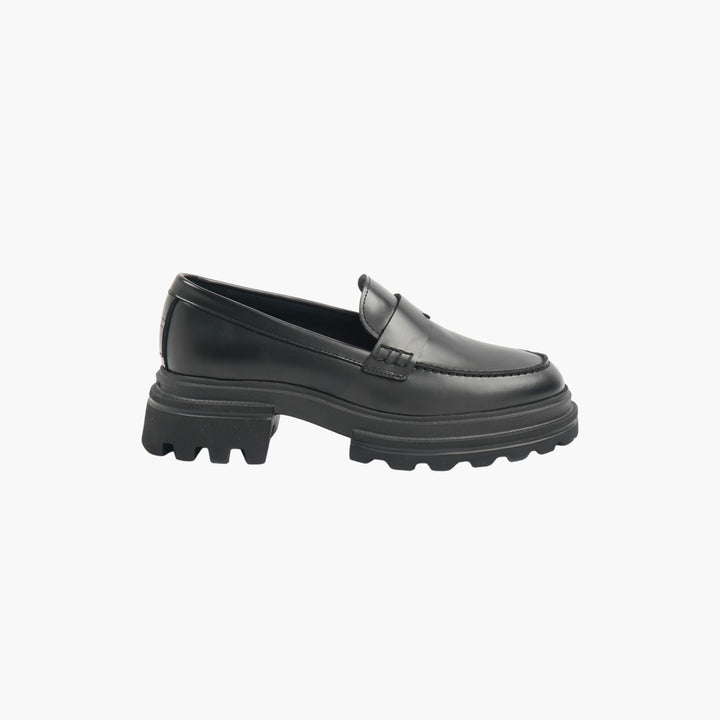HOGAN Nero Leather Sneakers