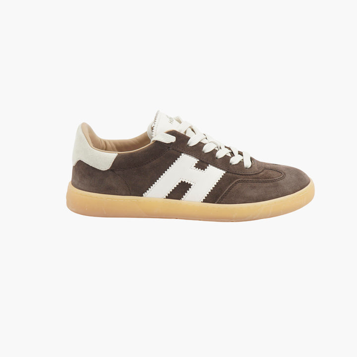 Hogan Dark Brown Leather Sneakers