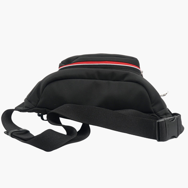 Moncler Black Belt Bag with Adjustable Strap