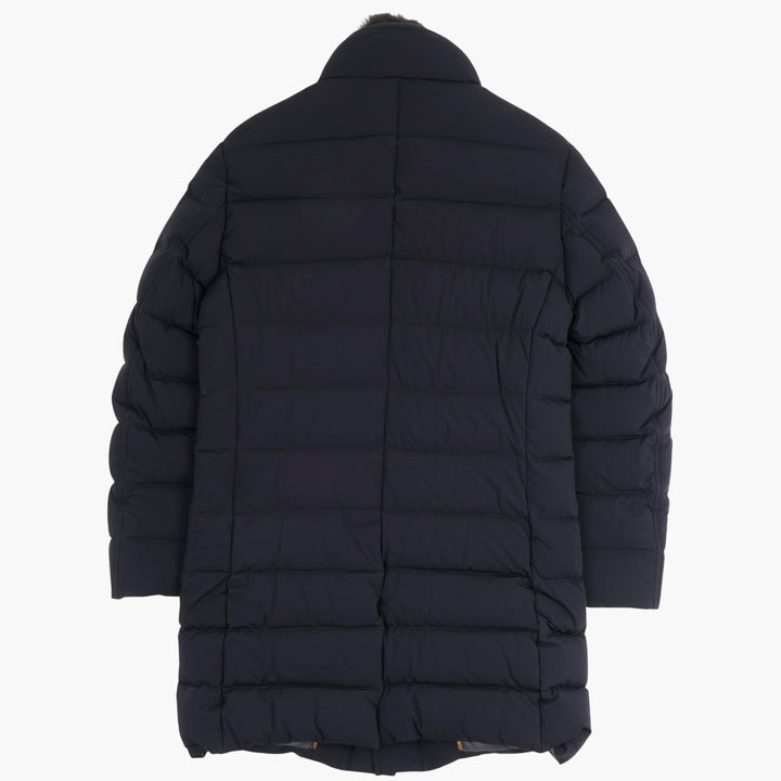 Cappotto trapuntato blu Moorer
