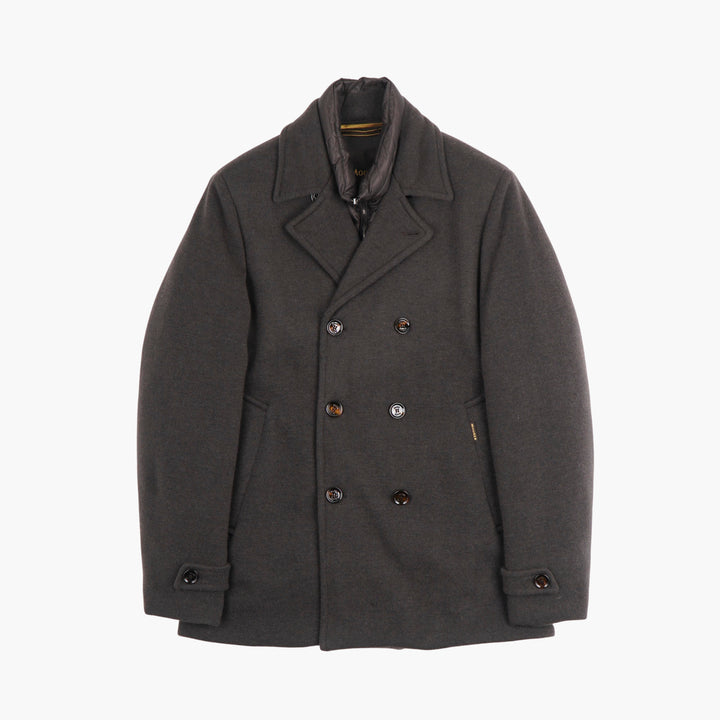 Cappotto in lana Moorer Marrone Marrone