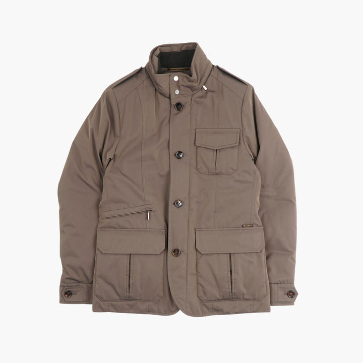 Cappotto in castoro verde Moorer