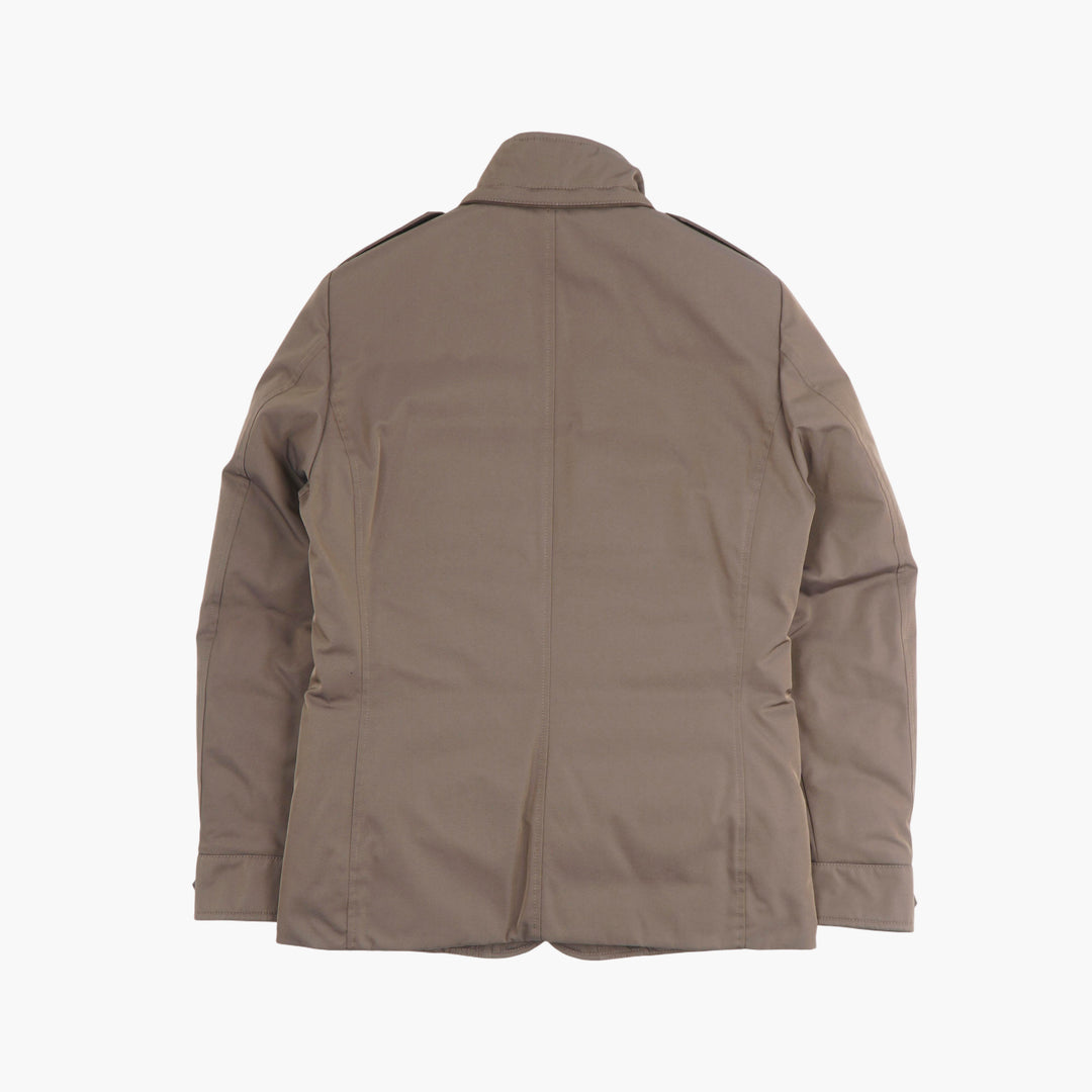 Cappotto in castoro verde Moorer
