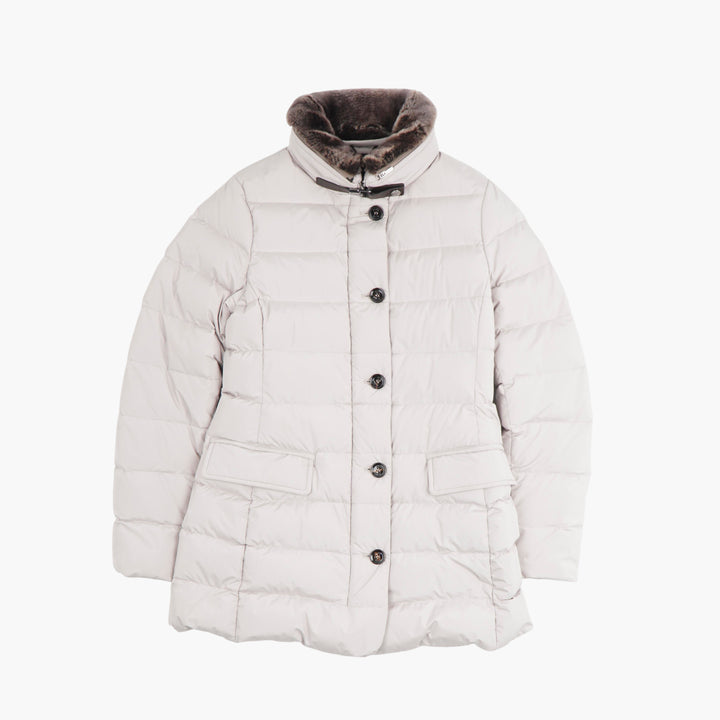 Giacca trapuntata beige Moorer
