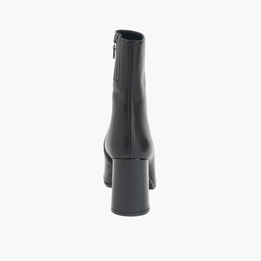 CAREL Black Block Heel Boots